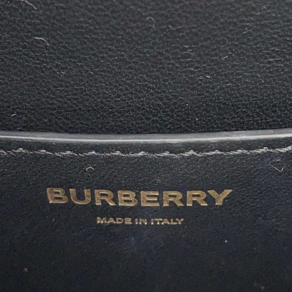 8 Burberry Shoulder Bag Leather Black