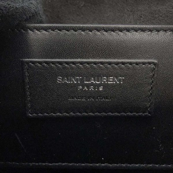 8 Saint Laurent Shoulder Bag Handbag 2way Black