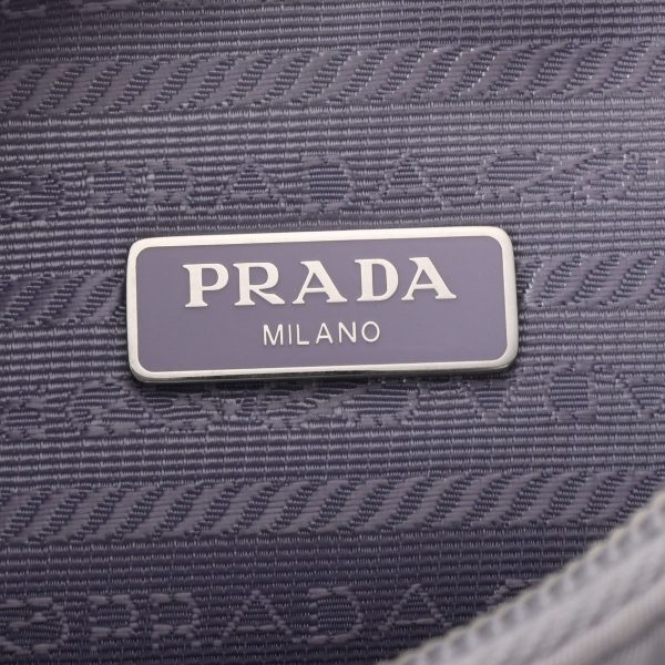 9 Prada Mini Bag Purple Silver Hardware Nylon Handbag