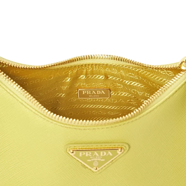 9 Prada Hand Bag Shoulder Bag Yellow