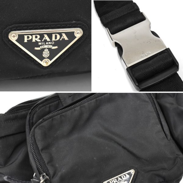 9 Prada Belt Bag Body Bag Nylon Black
