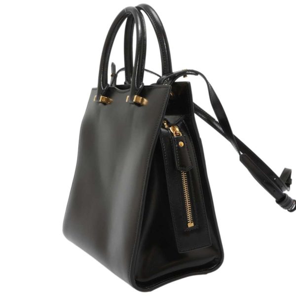 9108455 02 Saint Laurent Paris Handbag Uptown Leather 2way Black