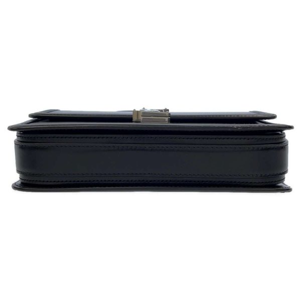 9163980 04 Saint Laurent Paris Shoulder Bag Solferino Leather Black