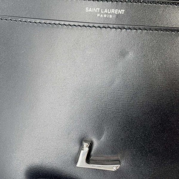 9163980 07 Saint Laurent Paris Shoulder Bag Solferino Leather Black