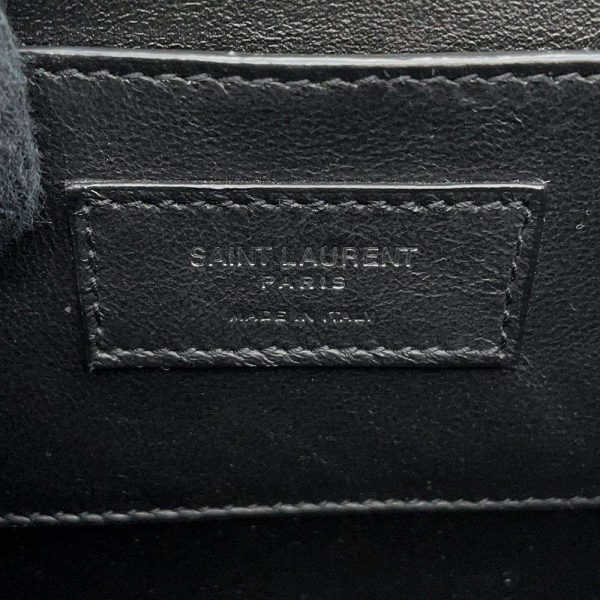 9163980 16 Saint Laurent Paris Shoulder Bag Solferino Leather Black