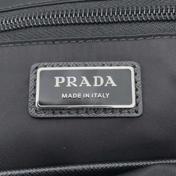 9318762 10 Prada Rucksack Saffiano Leather Nylon Backpack Black