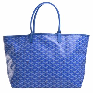 b5001230200000179 1 Goyard Saint Louis PM Tote Bag Blue