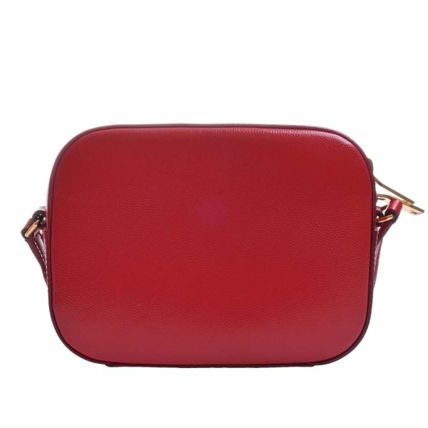 b5001472200000630 2 Saint Laurent Leather Monogram Shoulder Bag Red