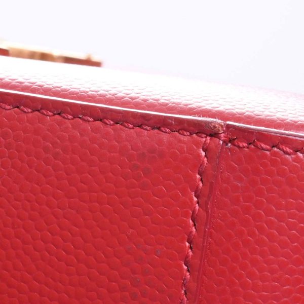 b5001472200000630 7 Saint Laurent Leather Monogram Shoulder Bag Red