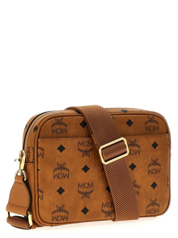 f639388167dc9bd ia 2 MCM Brown All Over Logo Crossbody Shoulder Bag