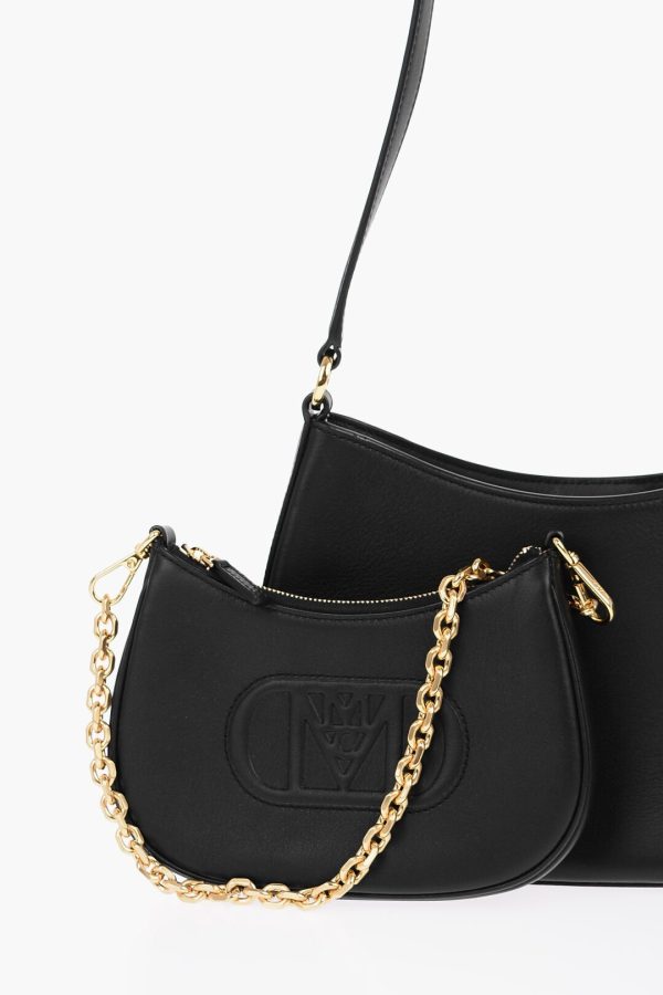 f89506369302e9b dk 3 MCM Black Leather Hobo Shoulder Bag