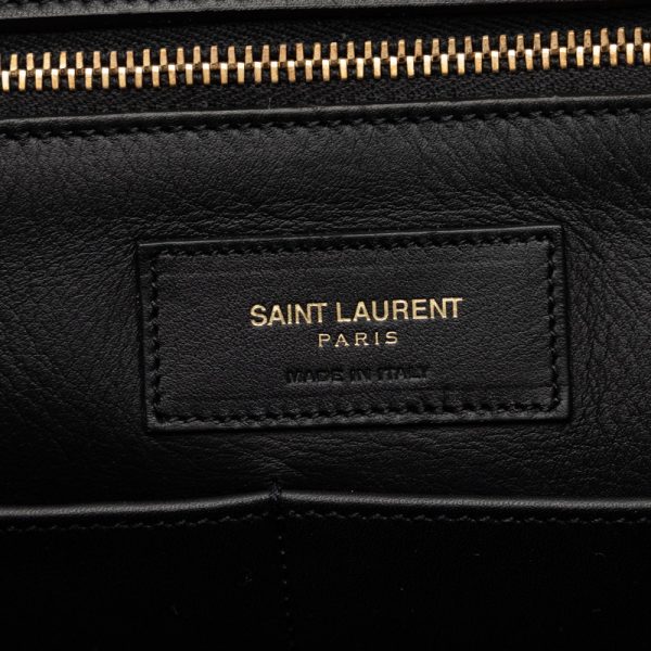 fwa5xir1t9rulgyf 6 Saint Laurent Y Line Handbag Leather Black