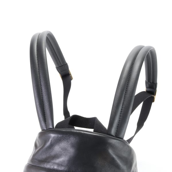 img 01601700 Saint Laurent Paris Leather Rucksack Backpack Shoulder Bag Black