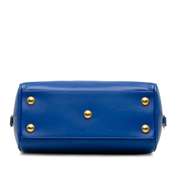 juntbyhc65xv7uia 4 Saint Laurent Shoulder Bag Leather Blue