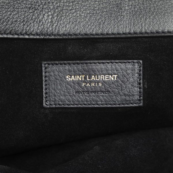 pvp70f0uzdm1pqxb 6 Saint Laurent Handbag Leather Suede Black