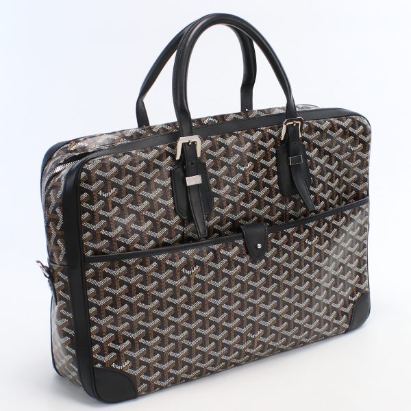 usdgo59978011 1b Goyard Ambassador MM Briefcase Goyard Canvas