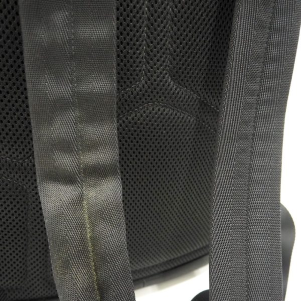 z0001830 7 Prada Triangle Logo Backpack Daypack Black Nylon