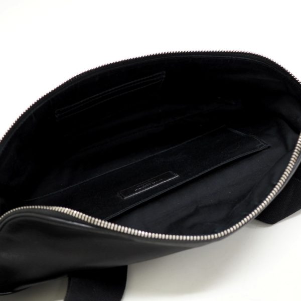 z0003914 10 Saint Laurent Paris Body Bag Waist Bag Black Leather