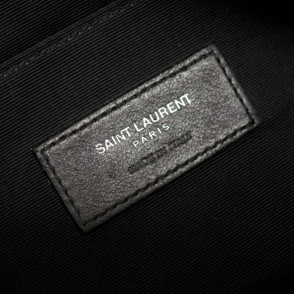 z0003914 9 Saint Laurent Paris Body Bag Waist Bag Black Leather