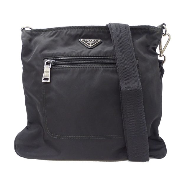 1 Prada Shoulder Bag Nylon Black