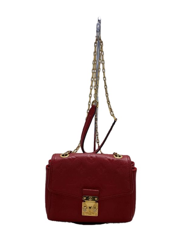 1 Louis Vuitton Metis BB Monogram Empreinte Shoulder Bag Leather Red