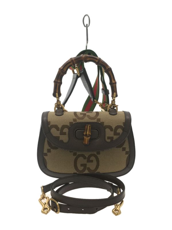 1 Gucci Shoulder Bag Canvas Brown