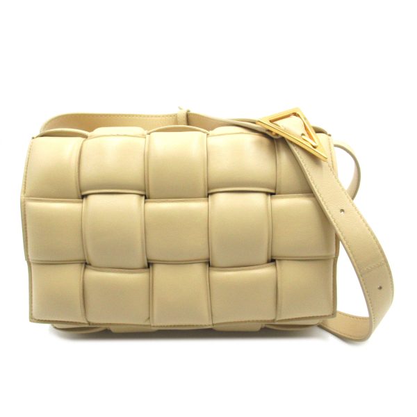 1 Bottega Veneta Shoulder Bag Lambskin Beige