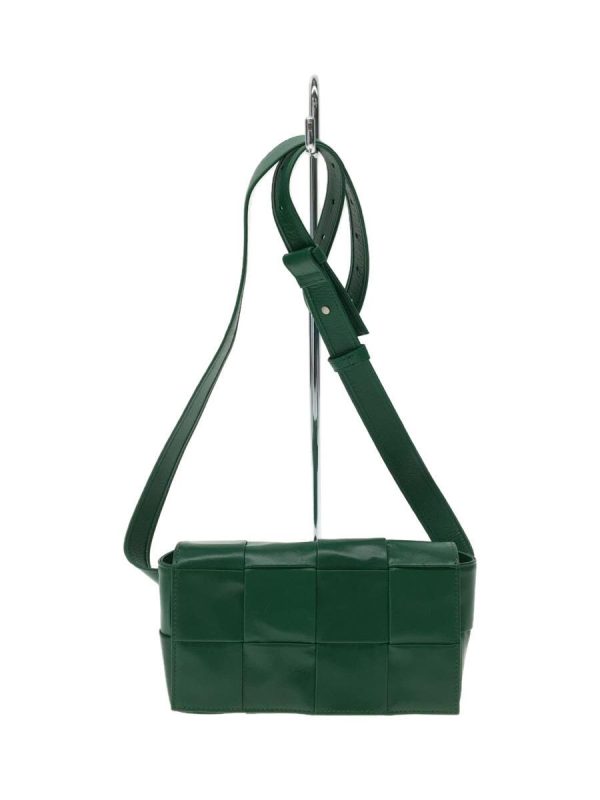 1 Bottega Veneta Shoulder Bag Leather Green