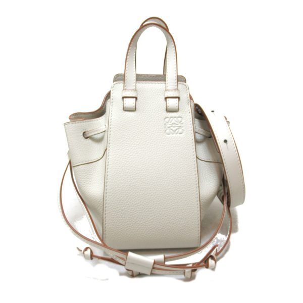 1 Loewe Hammock Mini Shoulder Bag Leather White