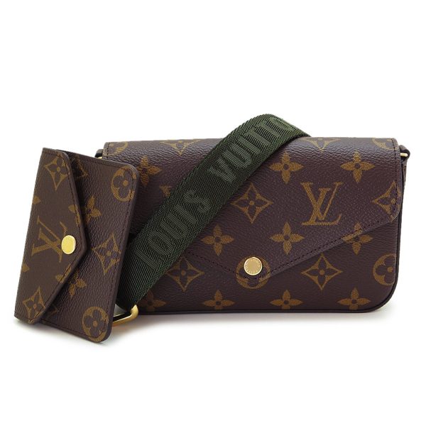 1 Louis Vuitton Multi Pochette Félicie Crossbody Bag Dark Brown