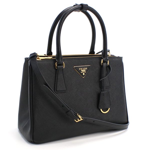 1 Prada Handbag Galleria Nero Black