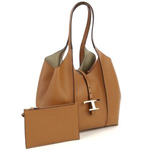 1 Tods Tote Bag T Timeless Brown