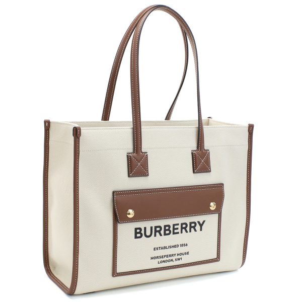 1 Burberry Tote Bag White