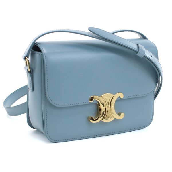 1 Celine Crossbody Shoulder Triomphe Bag California Blue