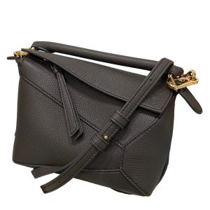 1 Loewe Rfid Puzzle Mini Shoulder Bag Brown