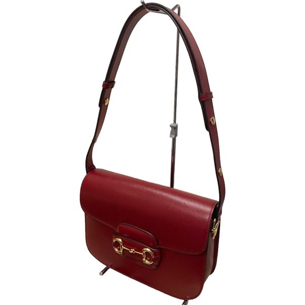 1 Gucci Horse Pit 1955 Shoulder Bag Red