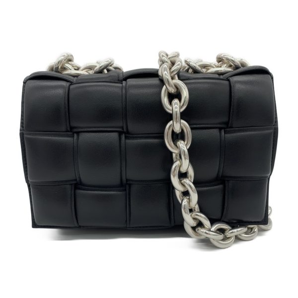 1 Bottega Veneta Shoulder Bag Leather Black