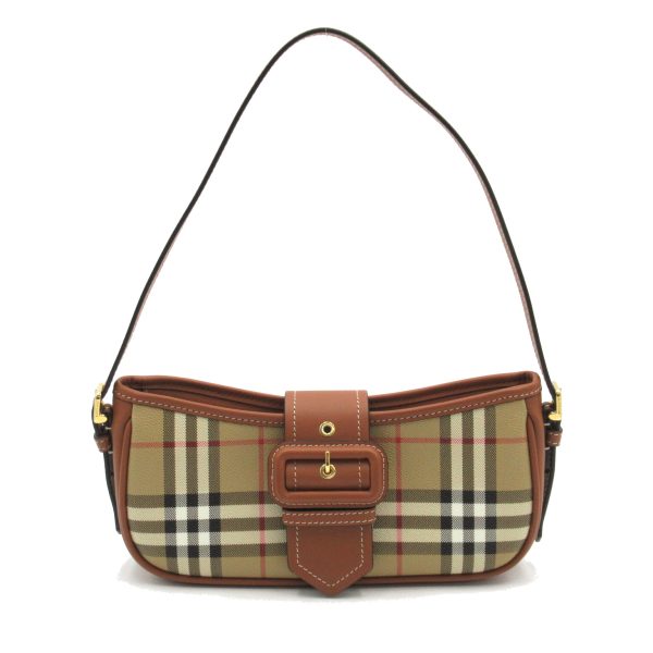 1 Burberry Shoulder Bag Leather Brown