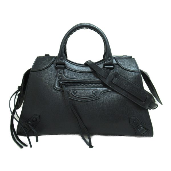 1 Balenciaga Neo Shoulder Bag Leather Black