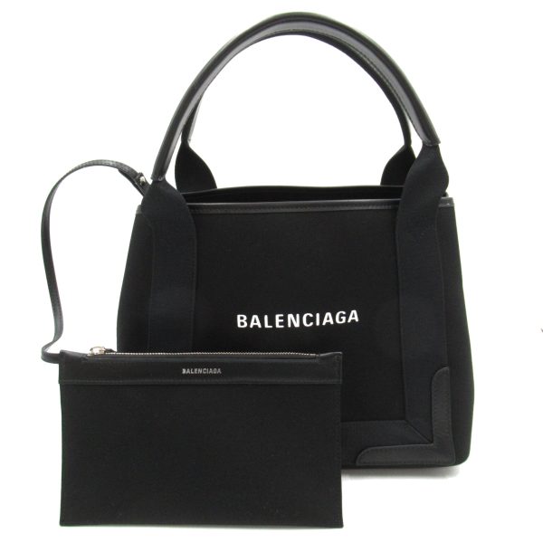 1 Balenciaga Small Cabas Tote Bag Navy Black