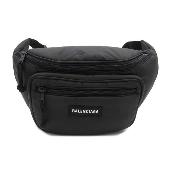 1 Balenciaga Belt Bag Waist Bag Body Bag Polyamide Polyurethane Black