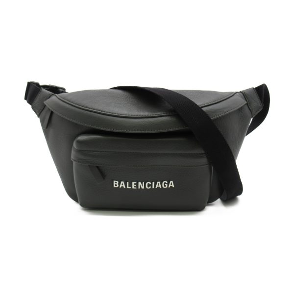 1 Balenciaga Waist Bag Body Bag Leather Gray