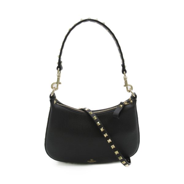 1 Valentino Shoulder Bag Leather Black