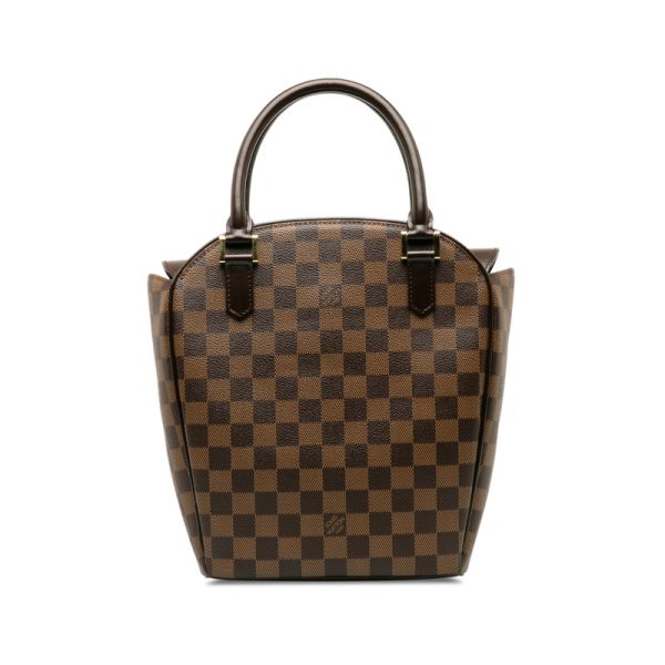 1 Louis Vuitton Damier Sarria Handbag Leather Brown