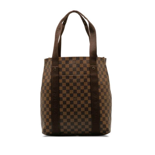 1 Louis Vuitton Cabas Beaubourg Damier Ebene Tote Leather Brown