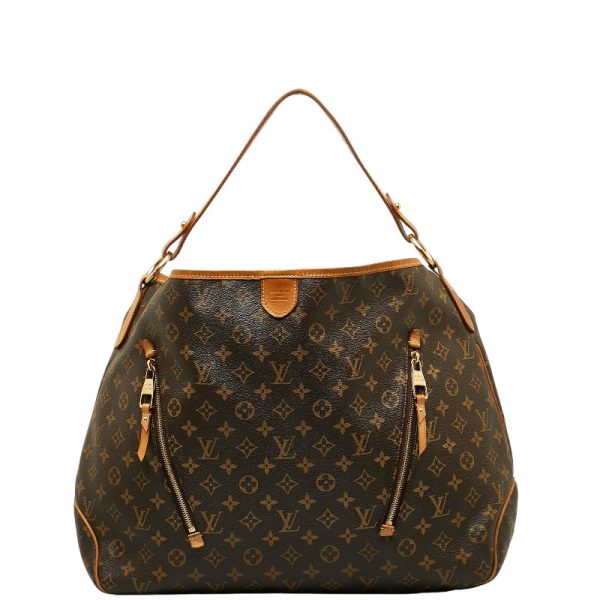 1 Louis Vuitton Monogram Delightful GM Shoulder Bag Leather Brown
