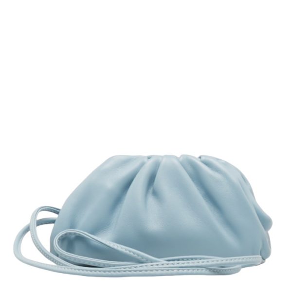 1 Bottega Veneta Mini Shoulder Bag Leather Light Blue