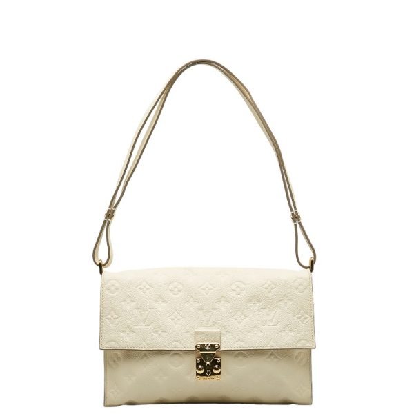 1 Louis Vuitton Monogram Empreinte Facinant Shoulder Bag White