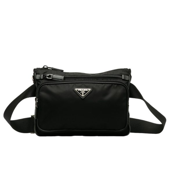 1 Prada Waist Bag Body Bag Nylon Black