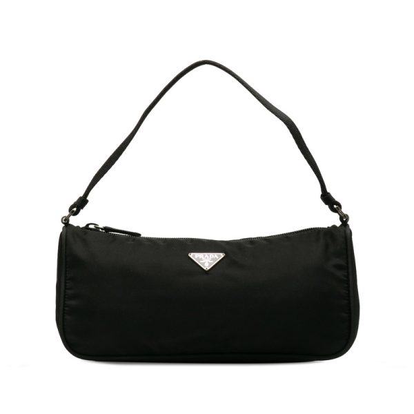 1 Prada Mini Handbag Shoulder Bag Nylon Black